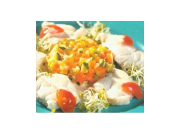 Seeteufel-Medaillons mit Fenchelsauce