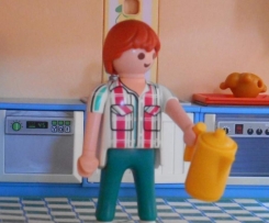 Pfirsich Bananen shake