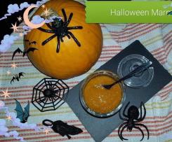 Halloween Kürbis-Orangen-Marmelade mit Apfel