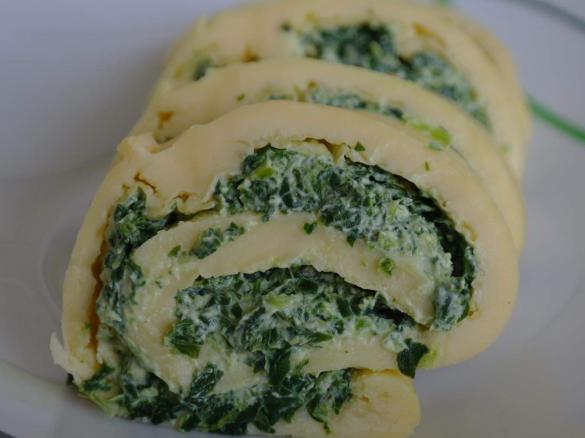 Variation Pfannkuchenrolle aus Finessen