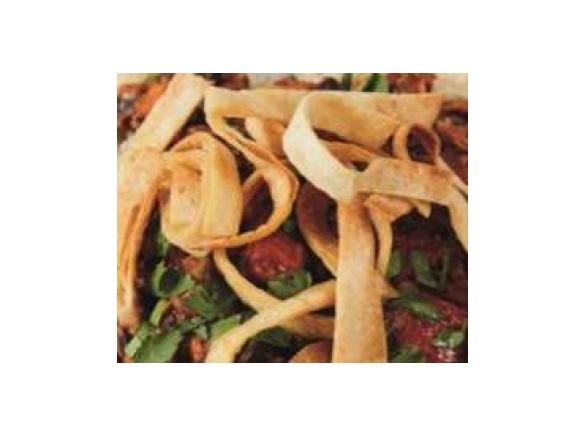 Chili mit Tortilla und Süsskartoffel sin carne