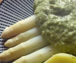 Avocado Hollandaise zu Spargel