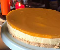 Mango-Frischkäsetorte, ohne backen