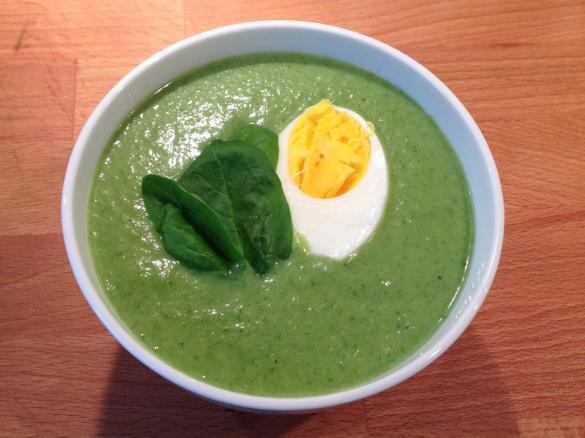 Lauch-Spinat-Cremesuppe