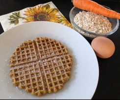Haferflocken Karotten Waffeln (Vollwert und weizenfrei)
