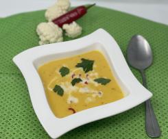 Kurkuma-Blumenkohlsuppe