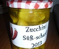 Zucchini süß-scharf