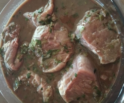 Rotwein-Marinade für Kalbssteak (Grillen)