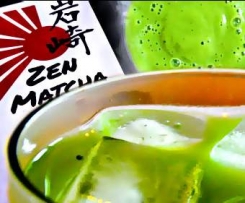 Cocktail - Eistee Matcha-Limette