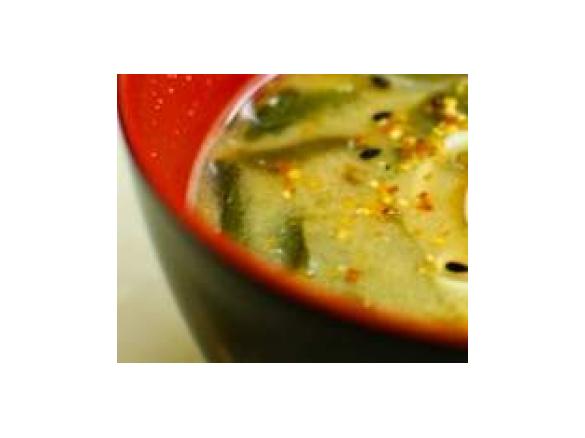 Japanisches Frühstück / Miso-Suppe