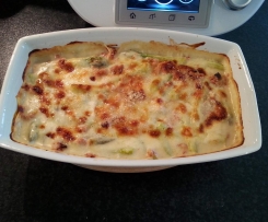 Spargel  mit Parmesan aus dem Ofen