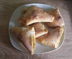 Apfeltaschen mit Guss 