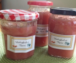 Weinbergpfirsich Marmelade mit Thymian