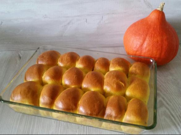 Kürbismiken, Kürbisbrötchen - Variation Milchmiken