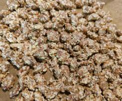 gebrannte Mandeln mit Kokos und weißer Schokolade