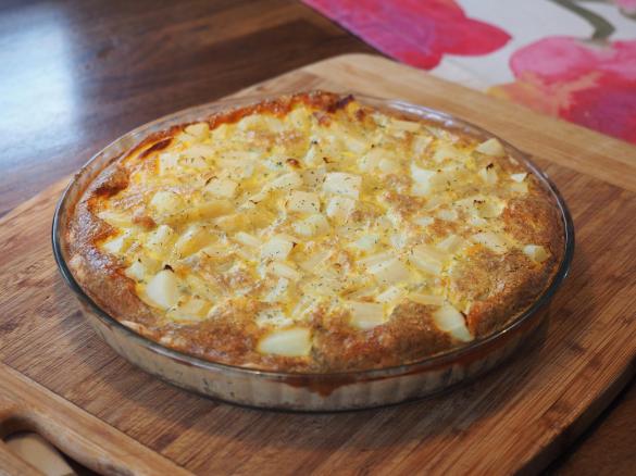 Spargel-Lachs-Quiche