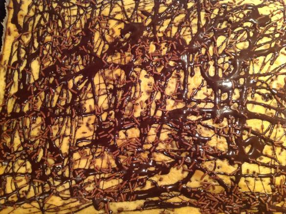 Ameisenkuchen mit Vanille Vla