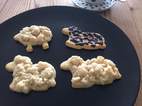Osterlämmchen mit Streusel