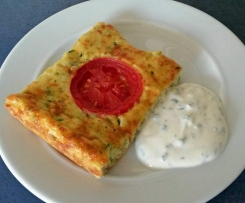 Zucchinipizza (veggie)