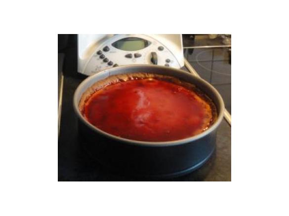 Käsekuchen mit Kokosmilch