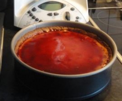 Käsekuchen mit Kokosmilch