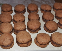 Gefüllte Schokoladenplätzchen