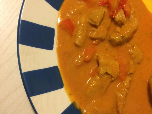 Paprika-Rahm-Geschnetzeltes