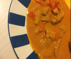 Paprika-Rahm-Geschnetzeltes