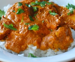 Garam Masala Hähnchen,  weniger Scharf