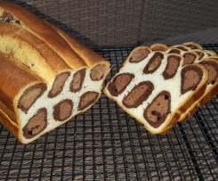 Leopardenkuchen aus Hefeteig