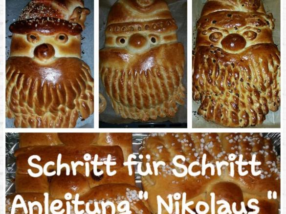 Nikolaus / Weihnachtsmann ... Schritt für Schritt Anleitung