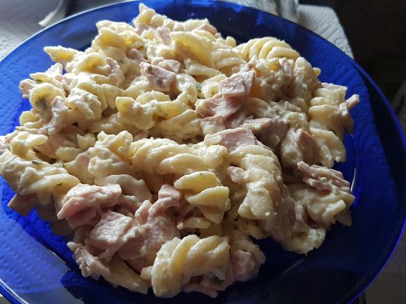 Nicoles total leckere Spaghetti mit Schinken-Sahnesauce