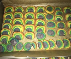 Regenbogen Kekse - Einhorn-Pups-Kekse