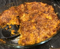 Möhren-Hackfleisch-Lasagne ohne Bechamel-Soße