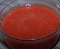 Feurige Tomatensoße zum gegrillten 