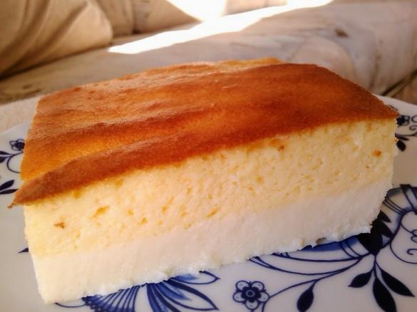 Variation Quarkkuchen mit Eierschecke ohne Boden