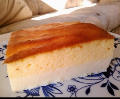 Variation Quarkkuchen mit Eierschecke ohne Boden