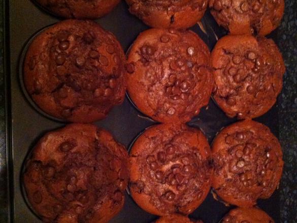 Schnelle Schokomuffins