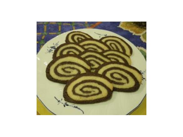 Dinkel-Schwarz-Weiß-Gebäck