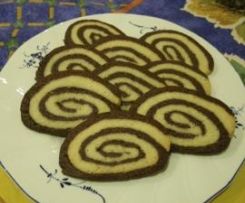 Dinkel-Schwarz-Weiß-Gebäck