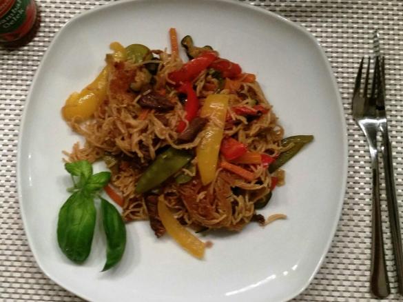 Jochens Chinesische Nudelpfanne