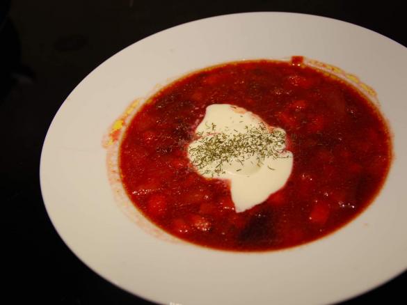 Vegetarischer Borschtsch