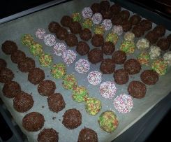 Pralinen für Kinder mit Zitronen - oder Orangengeschmack 