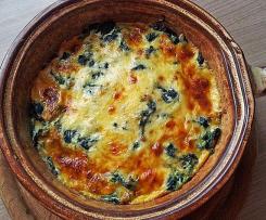 Pastinaken-Spinat-Auflauf mit Lachs und Kartoffeln