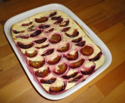 Amaranth Quark Auflauf mit Obst  / low carb