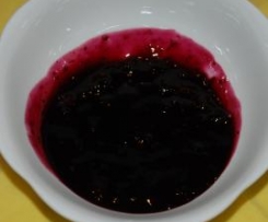 Heidelbeer-/Blaubeersoße