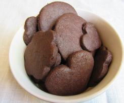 Einfache Schokoladenkekse (Zartbitter)