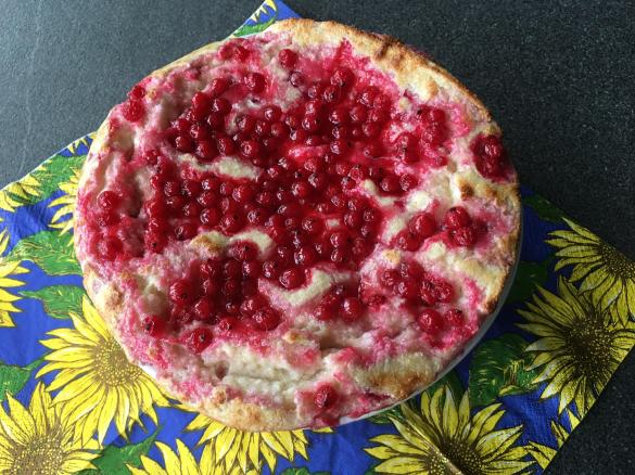 Johannisbeer-Grieß-Auflauf