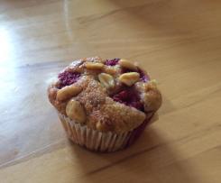 Erdnuss-Himbeer-Muffins