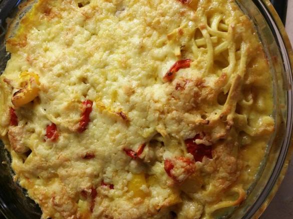 Hähnchenbrust - Spätzle - Auflauf 